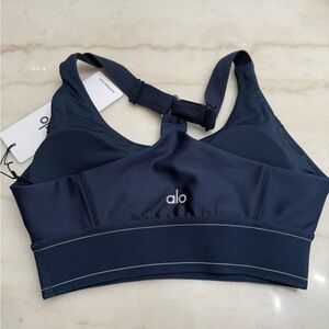 ALO Yoga Midnight Blue Sports Bra